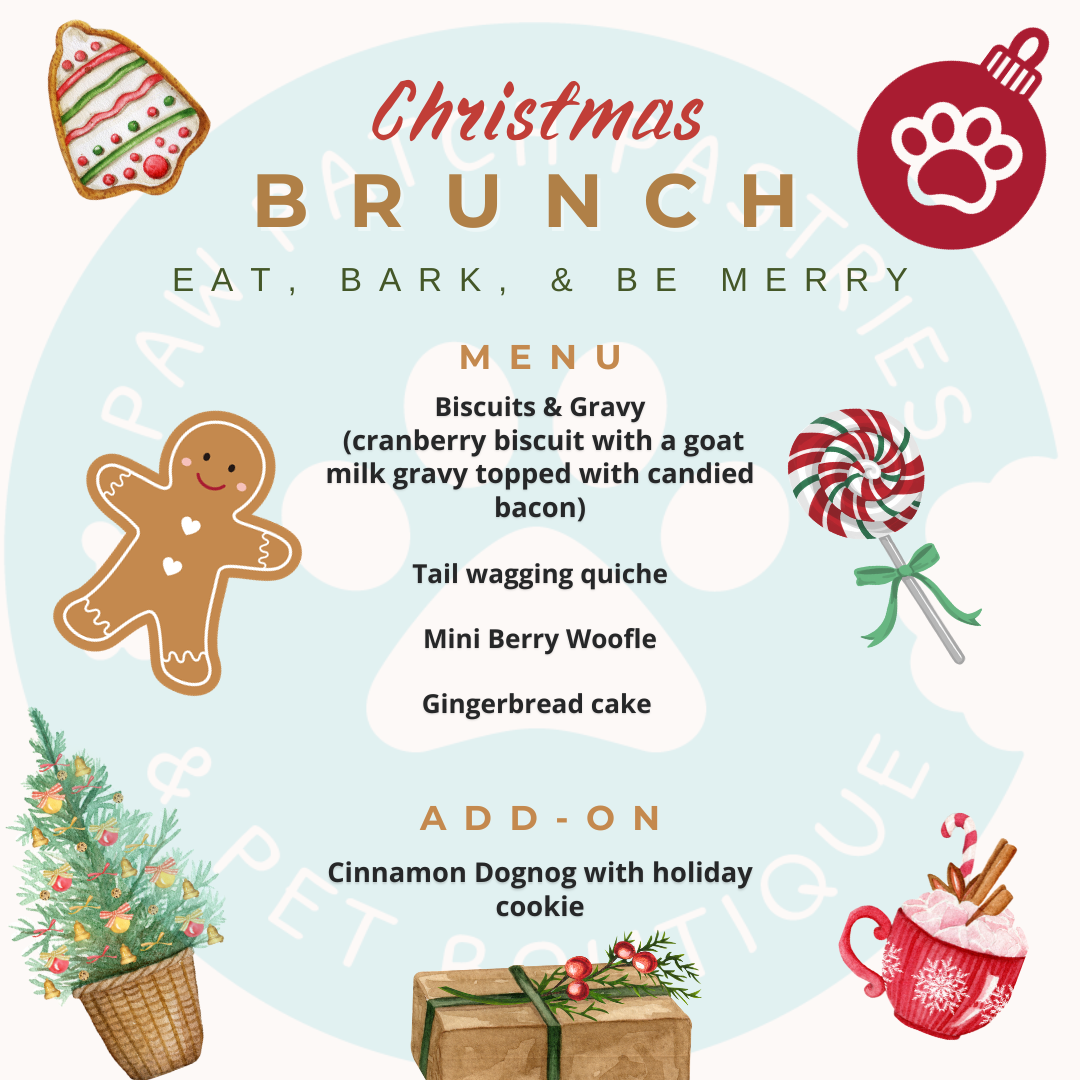 Christmas brunch new arrivals menu